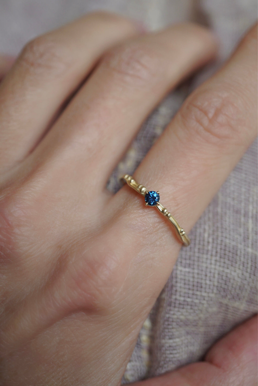 Birthstone Water Ring Jewelry Bayou with Love Sapphire 5 