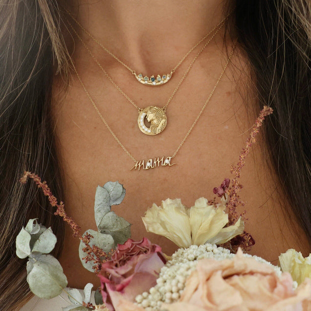 Diamond Mama Necklace Jewelry Bayou with Love 