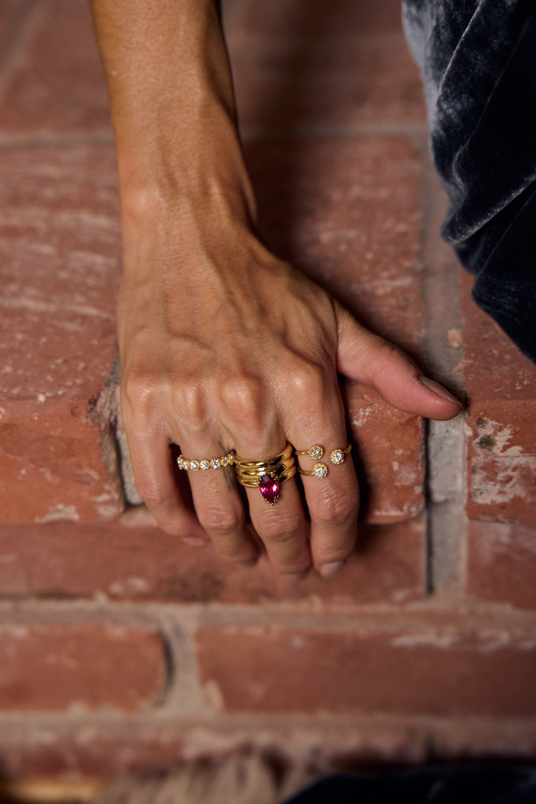Moonscape Diamond Band Jewelry Bayou with Love 