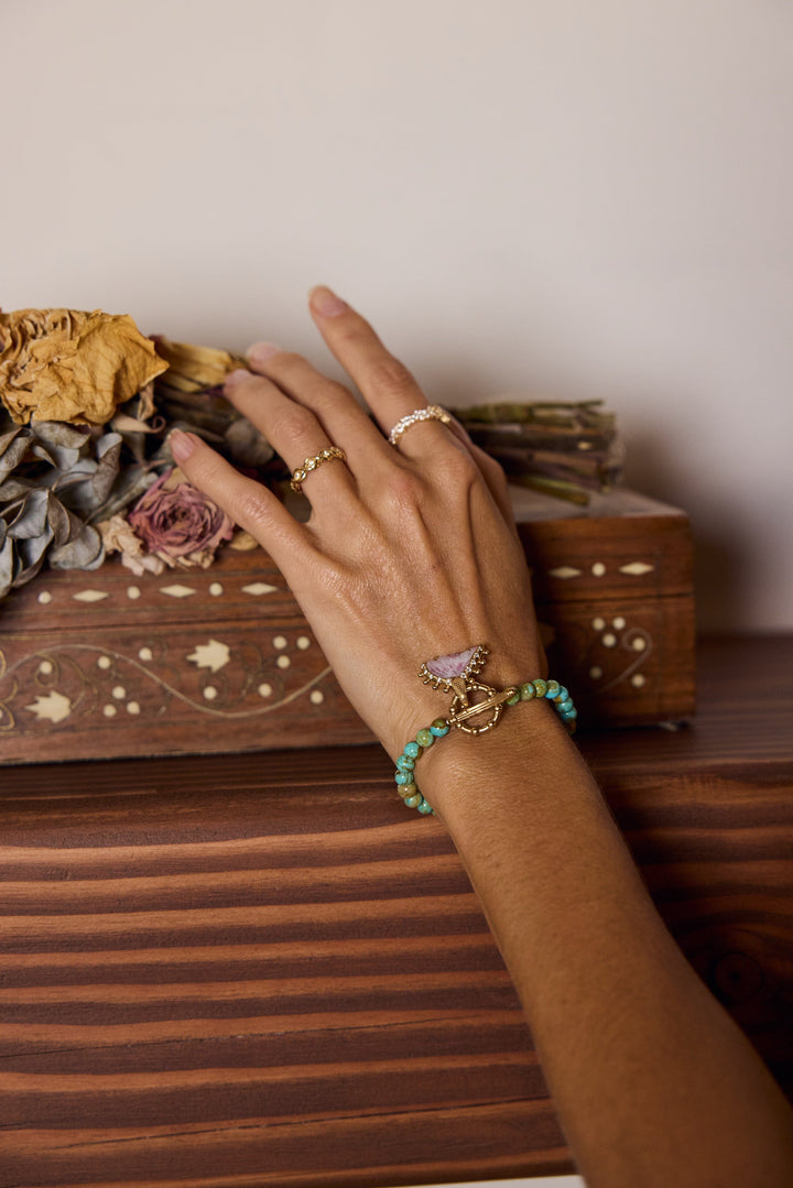 Variscite Soleil Bracelet Jewelry Bayou with Love 