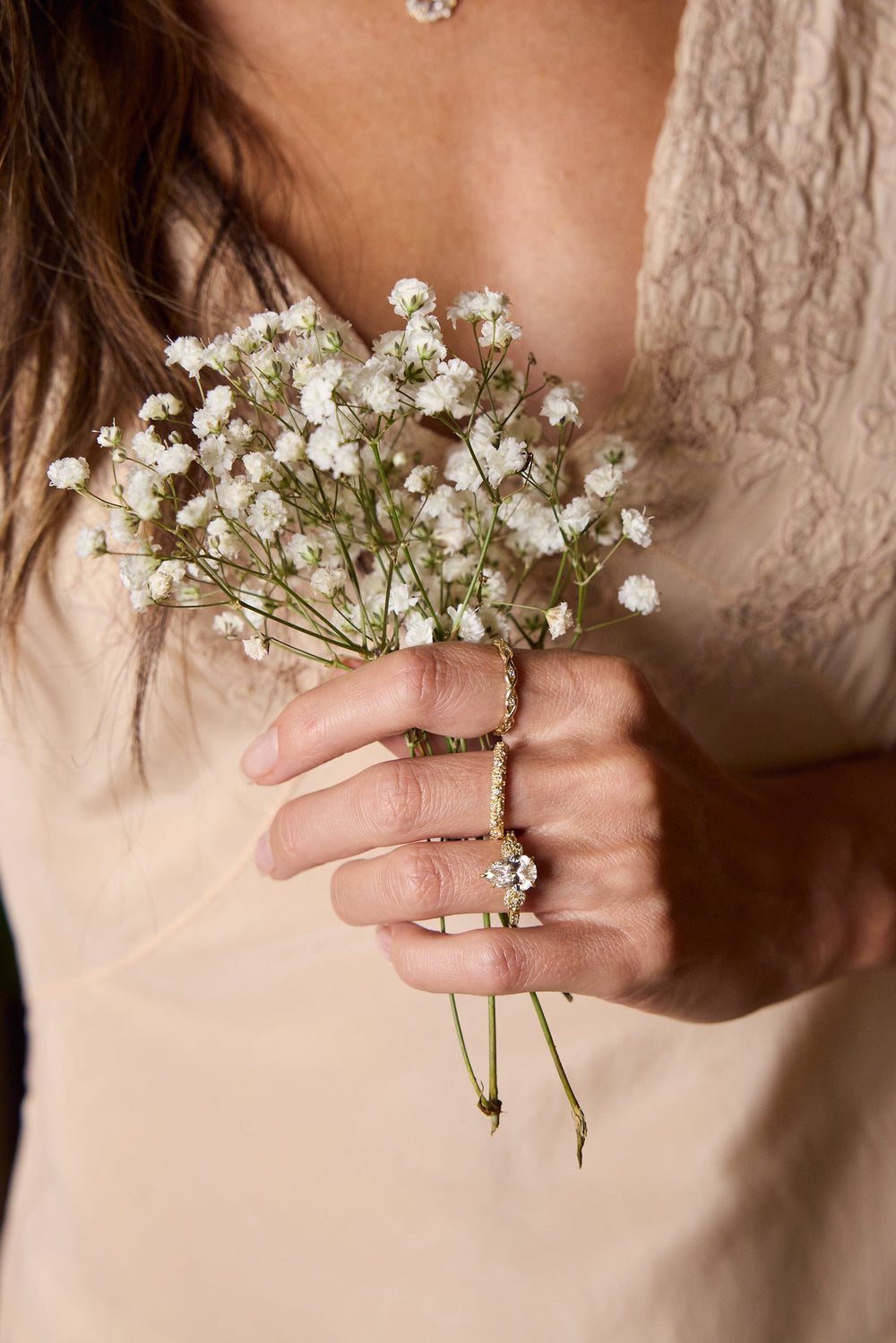 Diamond Seed Band Jewelry Bayou with Love 