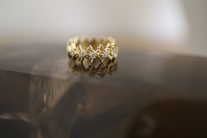 Sunrise Shell Radiance Ring Jewelry Bayou with Love 