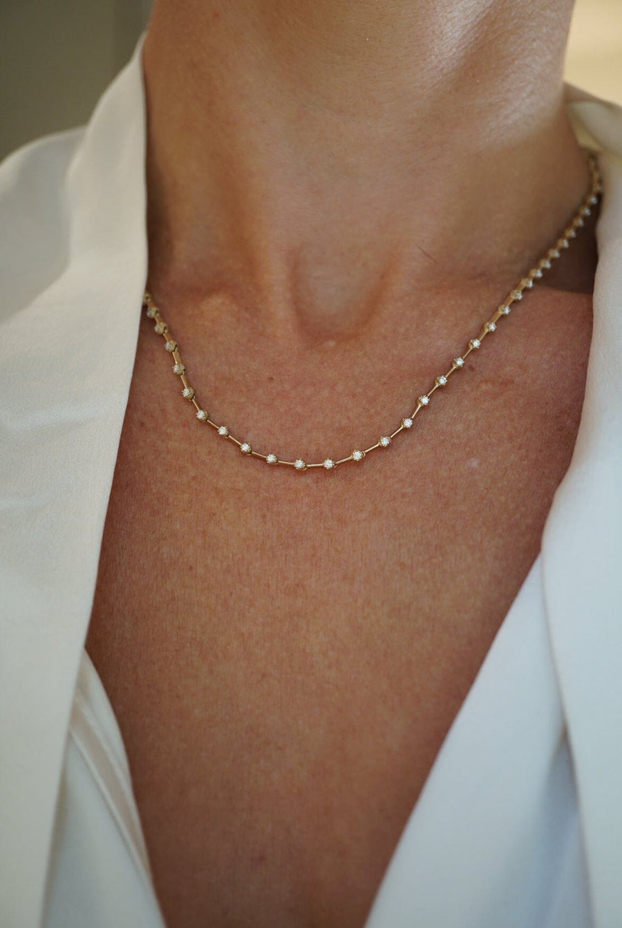 Sample Classic Diamond Choker Jewelry Bayou with Love 