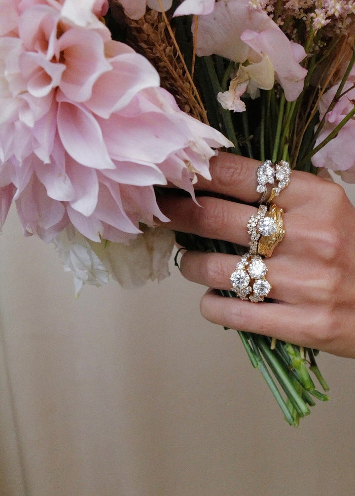 NEW Crowned Diamond Water Ring Bayou with Love 