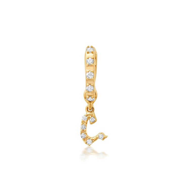 9Bayou Diamond Pavé Initial Charms | Sample Sale Hidden Bayou with Love c 