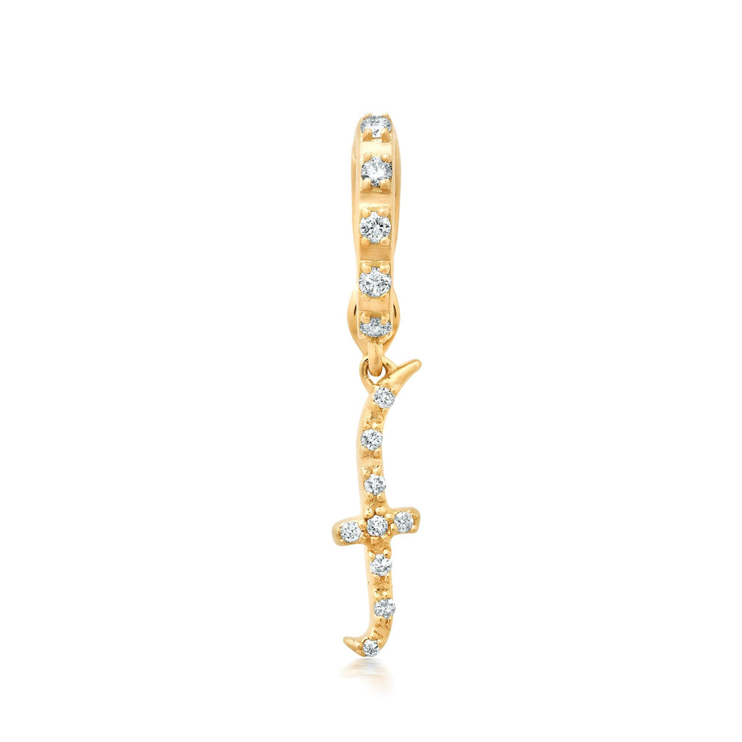 9Bayou Diamond Pavé Initial Charms | Sample Sale Hidden Bayou with Love f 
