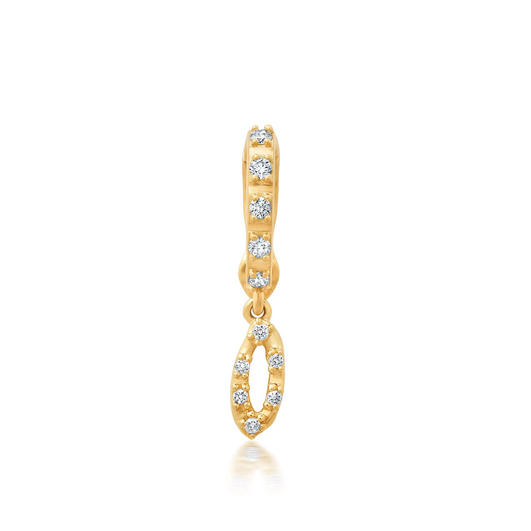 9Bayou Diamond Pavé Initial Charms | Sample Sale Hidden Bayou with Love o 