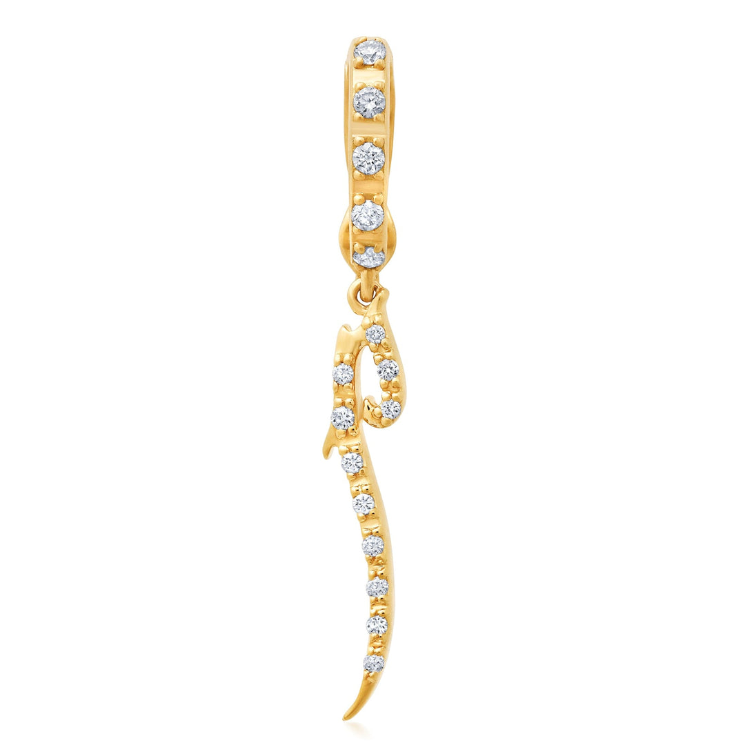 9Bayou Diamond Pavé Initial Charms | Sample Sale Hidden Bayou with Love p 