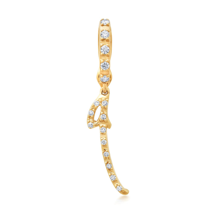 9Bayou Diamond Pavé Initial Charms | Sample Sale Hidden Bayou with Love q 