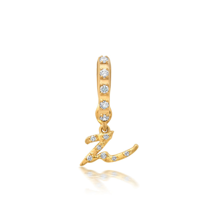 9Bayou Diamond Pavé Initial Charms | Sample Sale Hidden Bayou with Love z 
