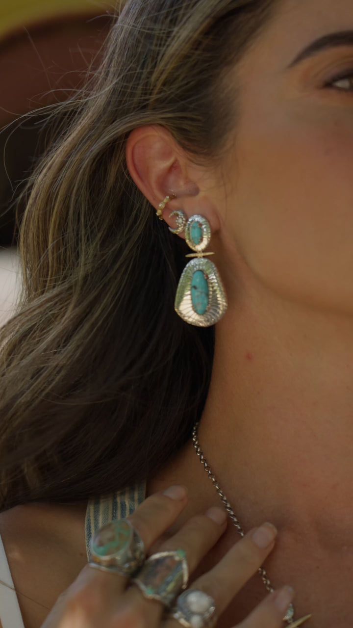Buckeye Turquoise Earrings