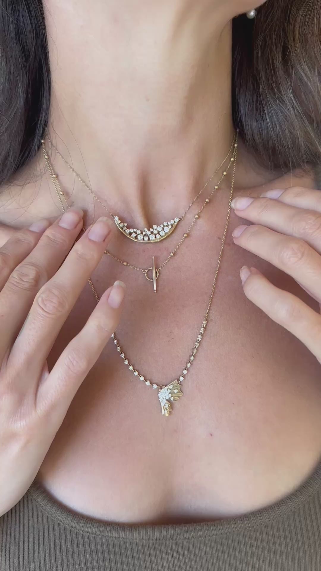 The Beaded Solar Charm Necklace