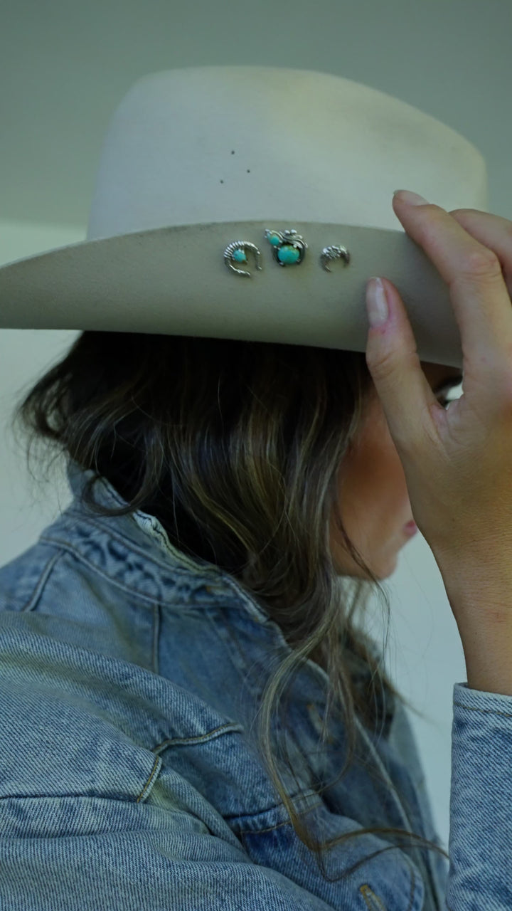 Diamond Desert Bloom Hat Pin