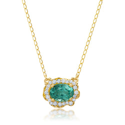 NEW The Sylvia Paraiba Tourmaline Necklace Jewelry Bayou with Love 