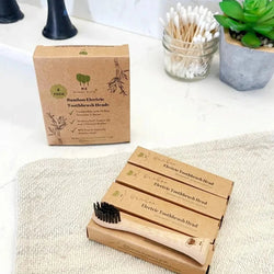 4-Pack Bamboo Electric Toothbrush Heads- Sonicare Compatible Beauty Me Mother Earth 