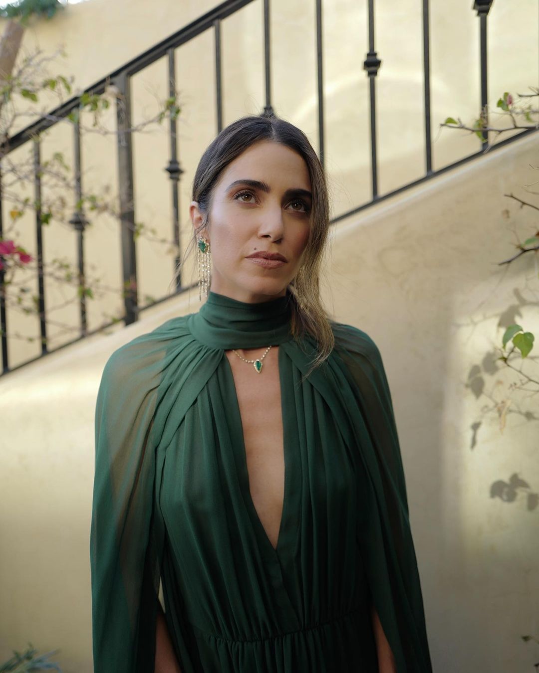 The Bayou Emerald + Diamond Chandelier Earrings The Bayou Emerald + Diamond Chandelier Earrings
