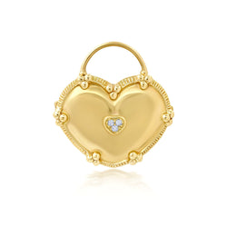 NEW Diamond Heart Locket Jewelry Bayou with Love 