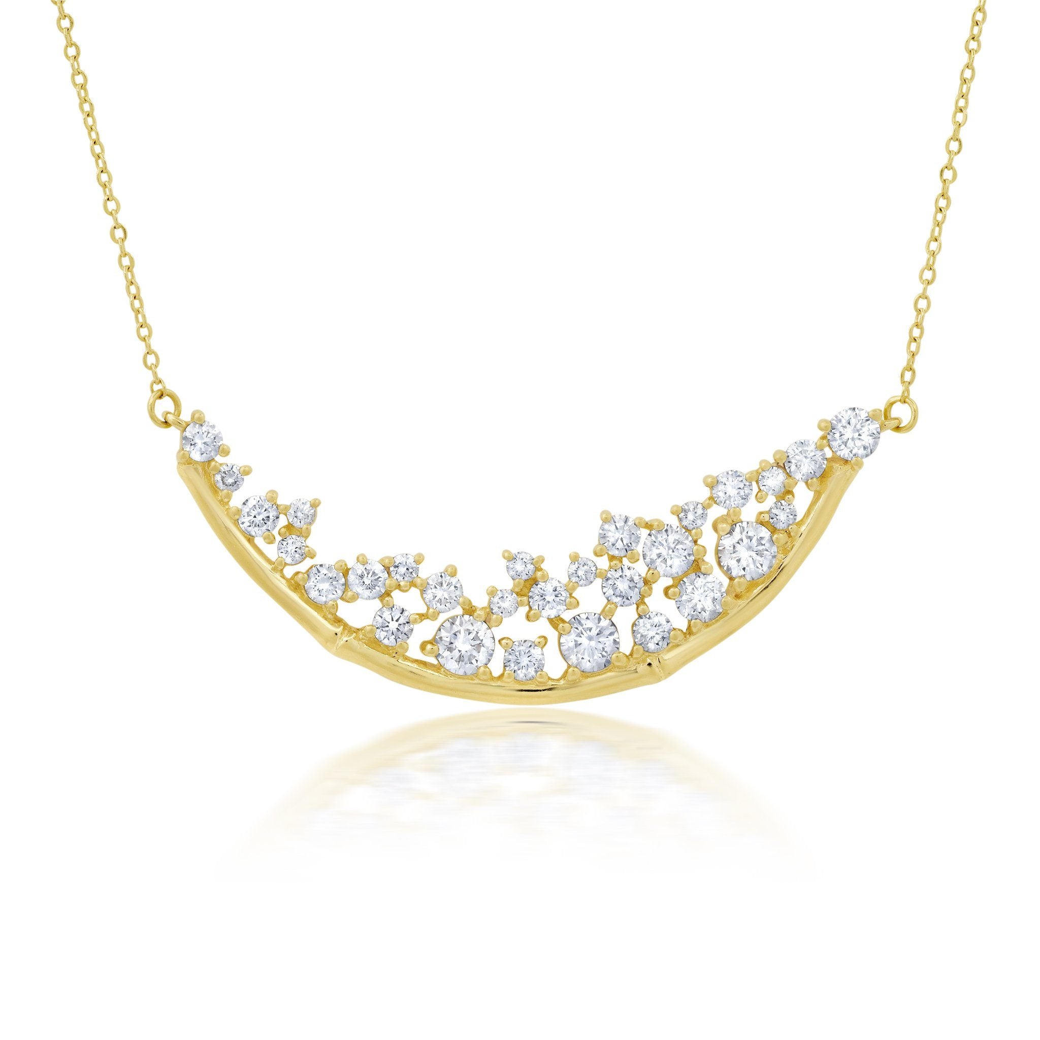 NEW Diamond Necklace 2 Jewelry Bayou with Love 