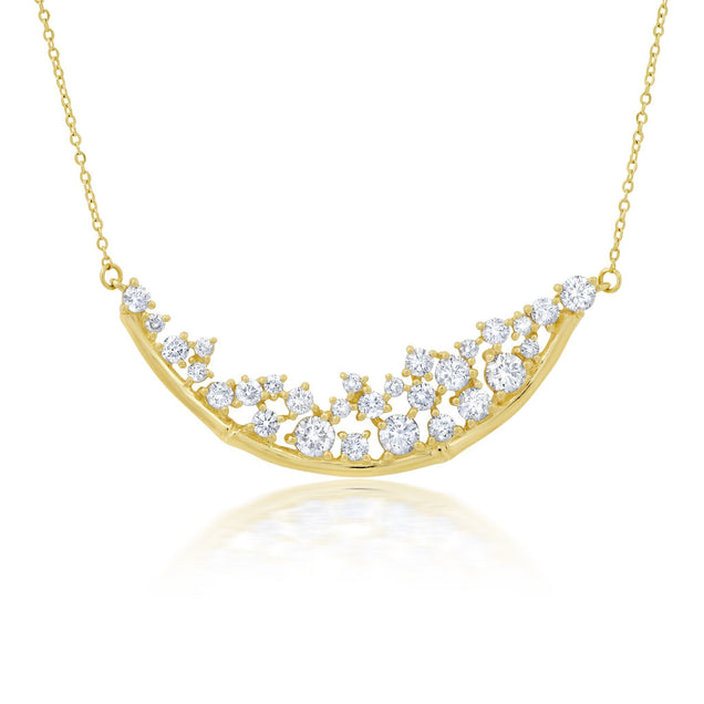 NEW Diamond Necklace 2 Jewelry Bayou with Love 
