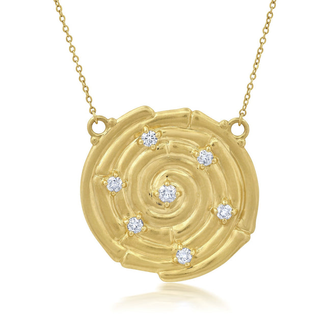 NEW Diamond Necklace 3 Jewelry Bayou with Love 