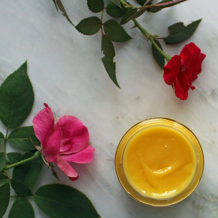 Rose Geranium Face Moisturizer Beauty HollyBeth Organics 