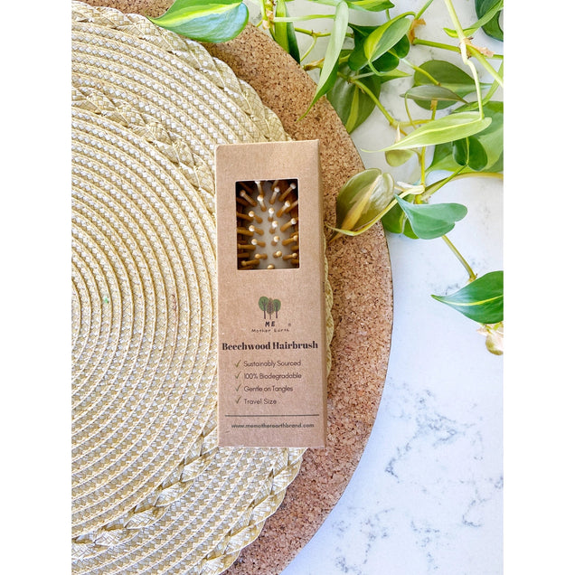Beechwood Travel Hairbrush Beauty Me Mother Earth 
