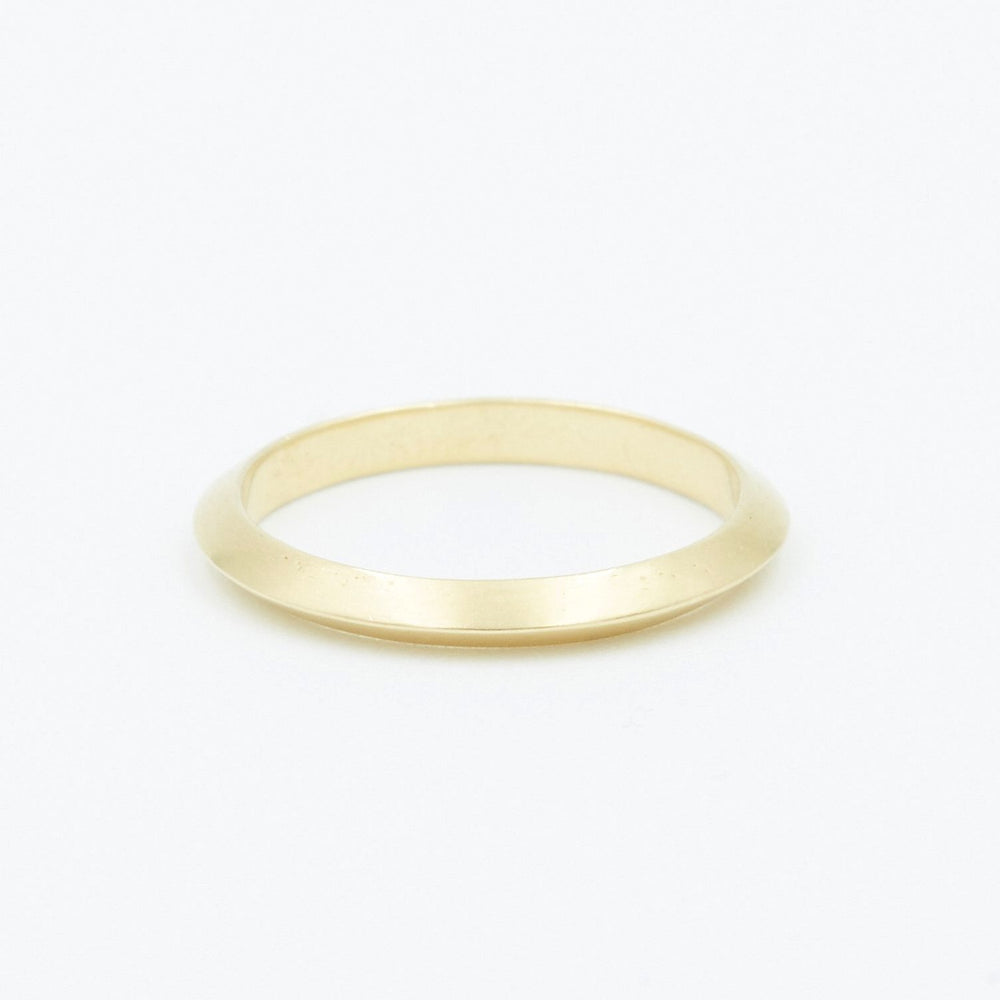 BRUSHED KNIFE EDGE BAND Jewelry Bayou with Love 