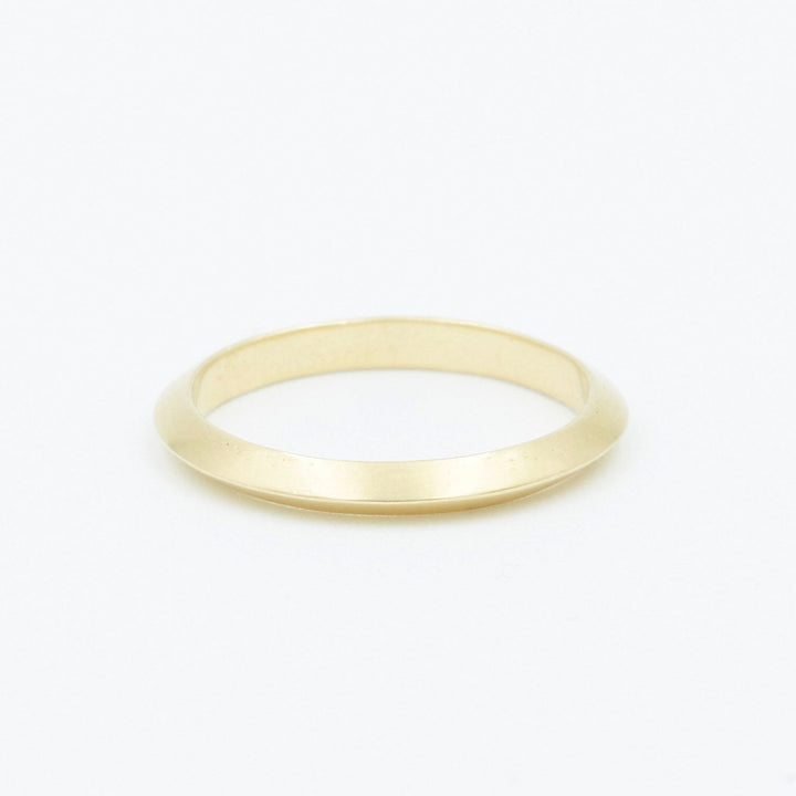 BRUSHED KNIFE EDGE BAND Jewelry Bayou with Love 