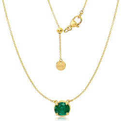 Emerald Rattan Necklace Jewelry Bayou with Love 