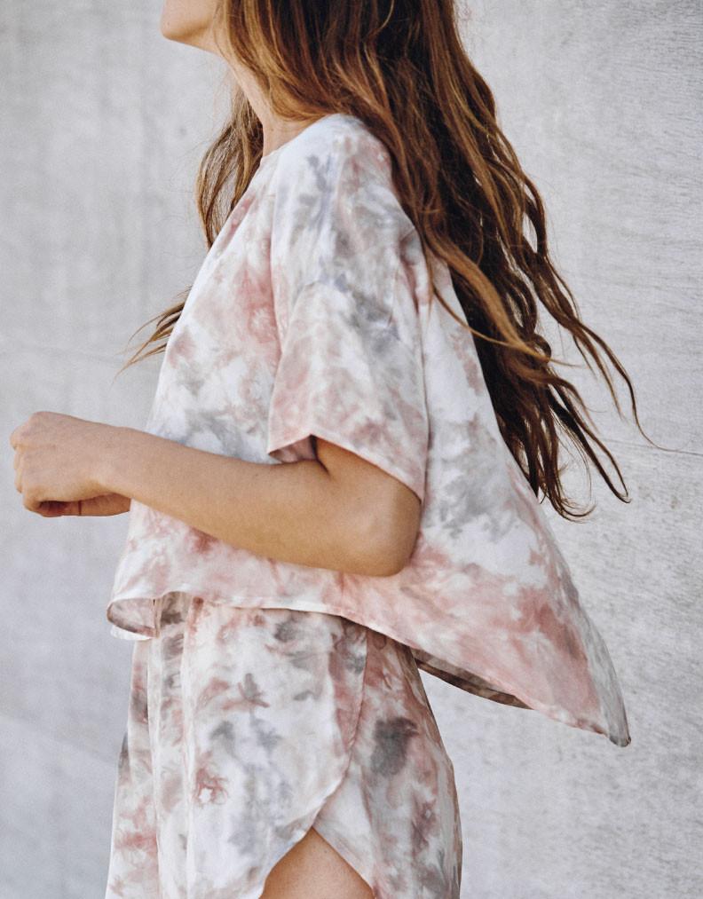 Dusty Rose Cupro Box Top // BaYou with Love Apparel Bayou with Love 