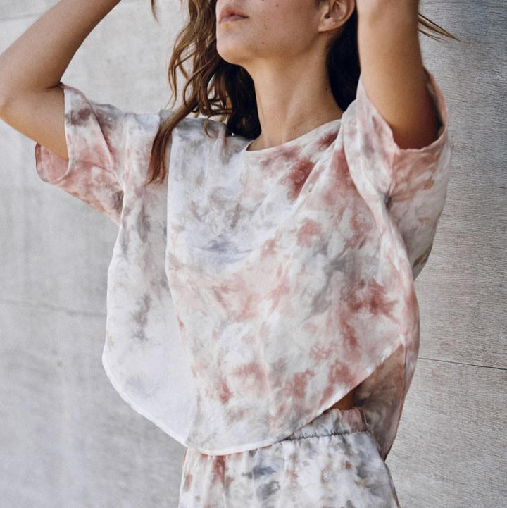 Dusty Rose Cupro Box Top // BaYou with Love Apparel Bayou with Love 
