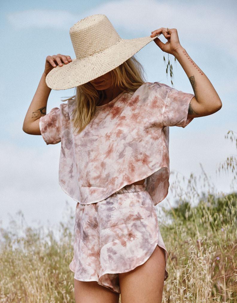 Dusty Rose Cupro Box Top // BaYou with Love Apparel Bayou with Love 