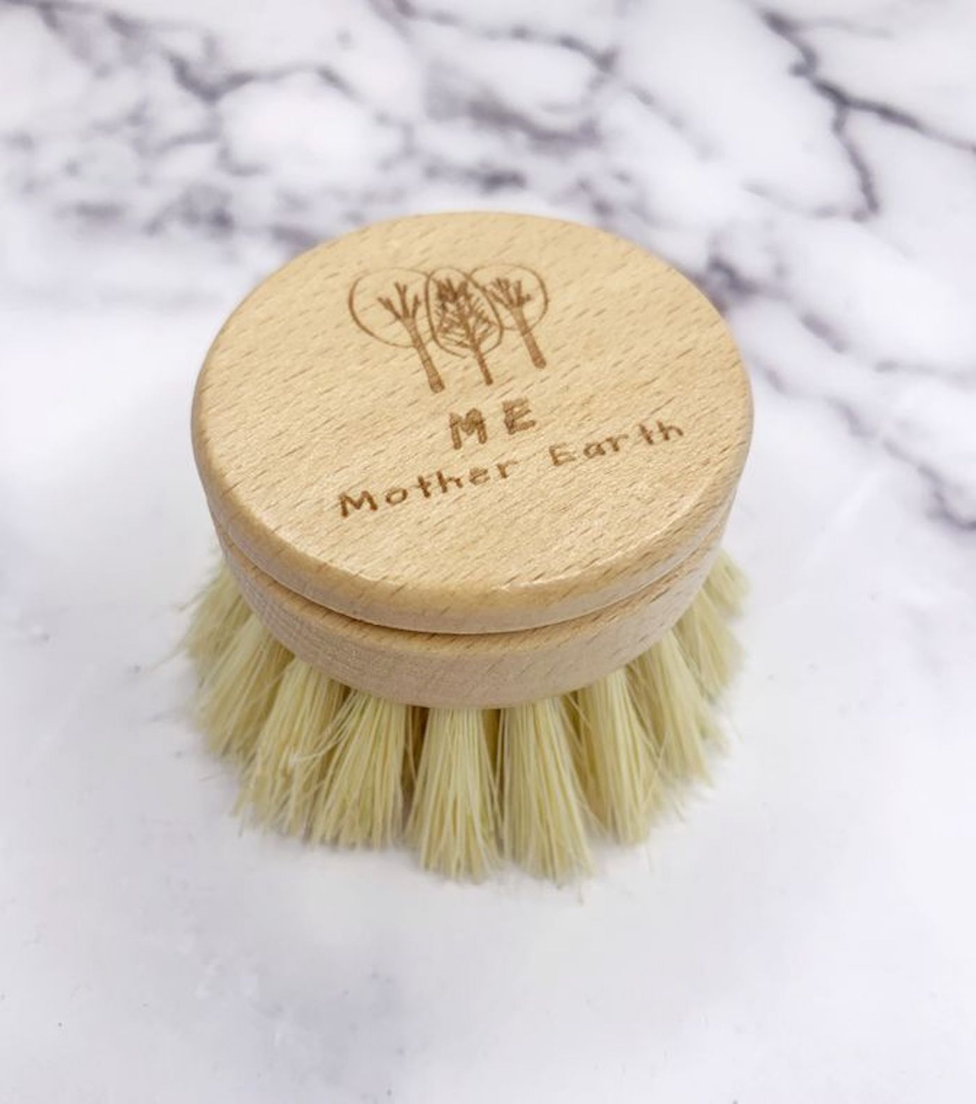 Long Handle Sisal Kitchen Brush- Refill Head Only Home Me Mother Earth 