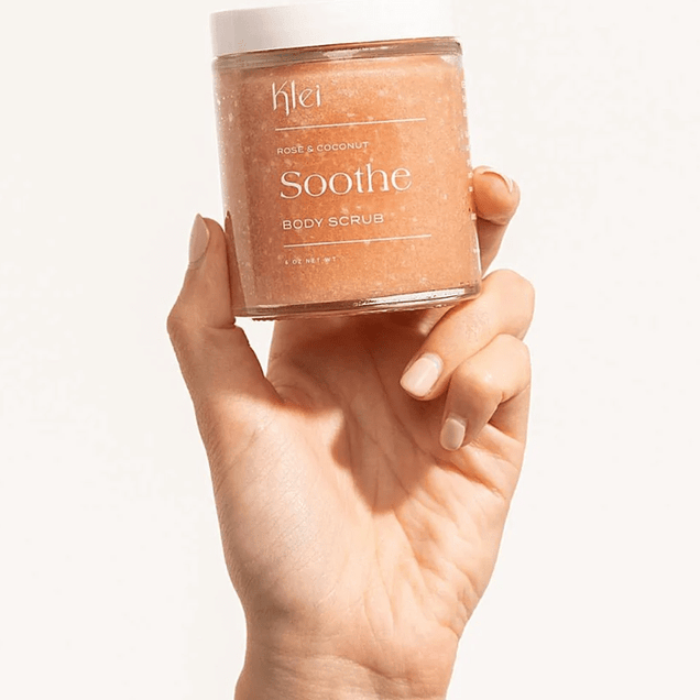 Soothe Rose & Coconut Body Scrub Beauty Klei 