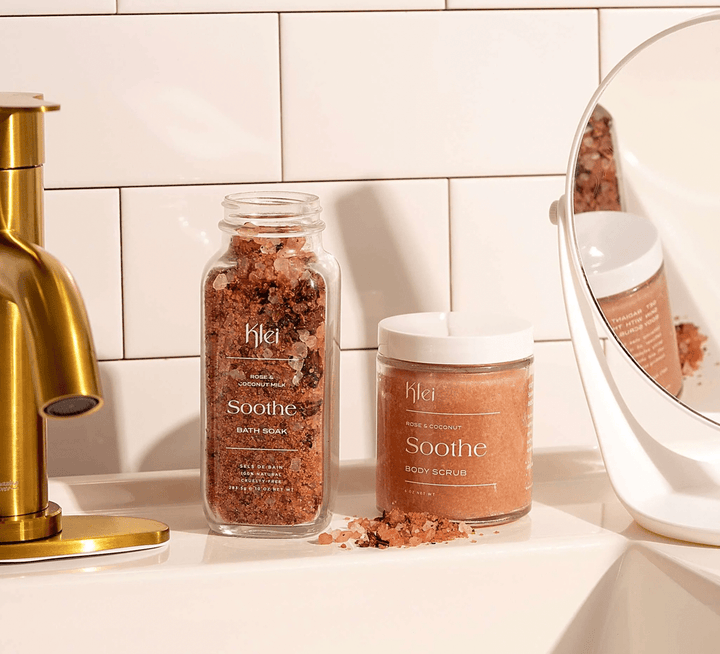 Soothe Rose & Coconut Body Scrub Beauty Klei 