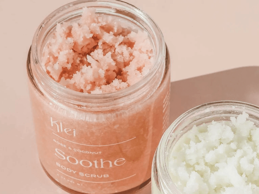 Soothe Rose & Coconut Body Scrub Beauty Klei 