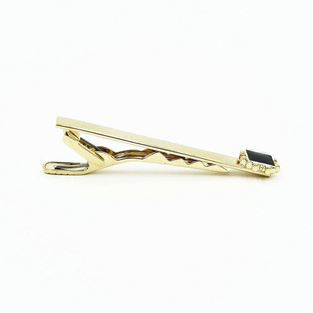 GOLD & ENAMEL TIE CLIP // BAYOU WITH LOVE X DELL Jewelry Bayou with Love 10k Yellow Gold 