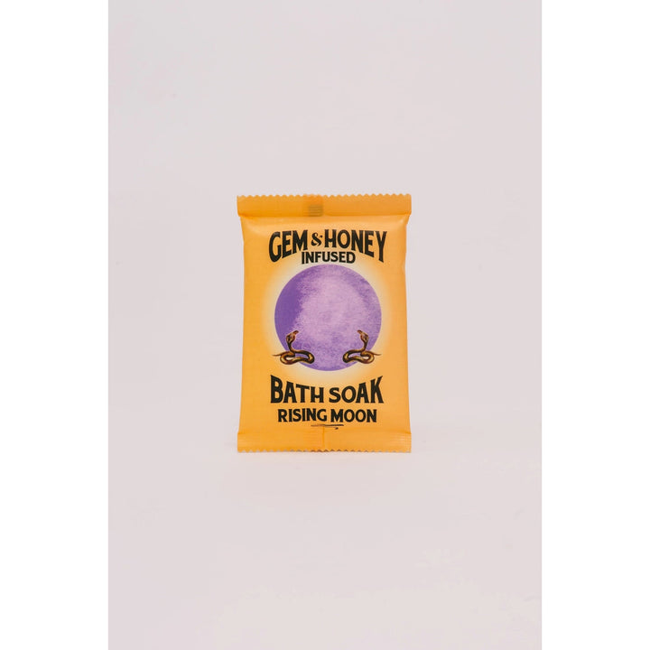 GEM & HONEY INFUSED Bath Salts Beauty Wild Yonder Botanicals 