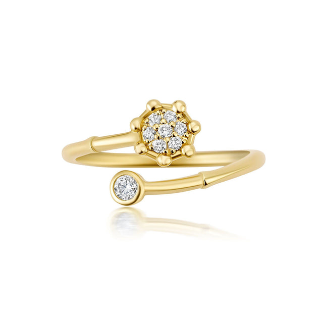 Open Diamond Daisy Bridal Jewelry Bayou with Love 