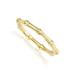The Gold Beaded Band Bridal Jewelry Bayou with Love 