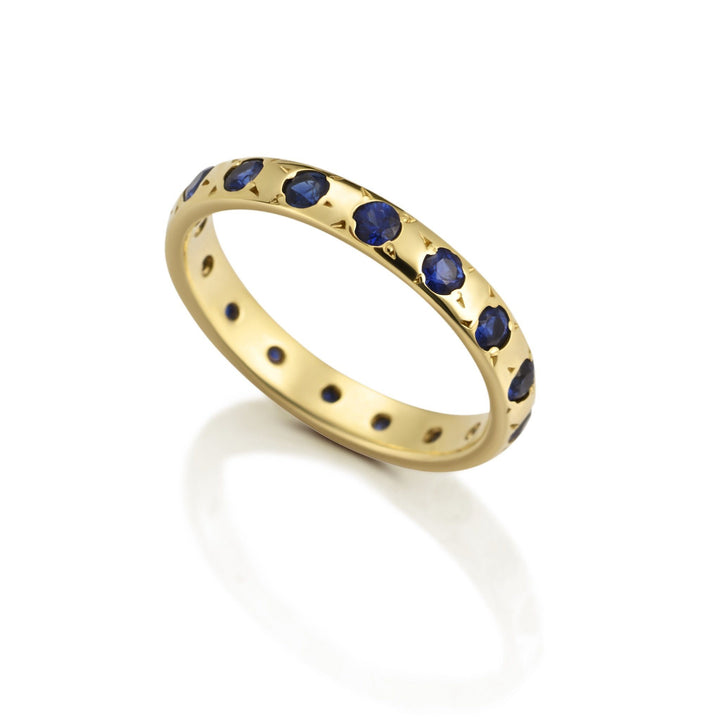 Forever Yours Sapphire Band Bridal Jewelry Bayou with Love 