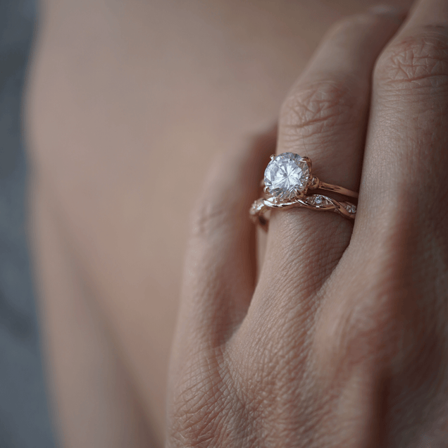 The Mini Diamond Audrey Bridal Jewelry Bayou with Love 