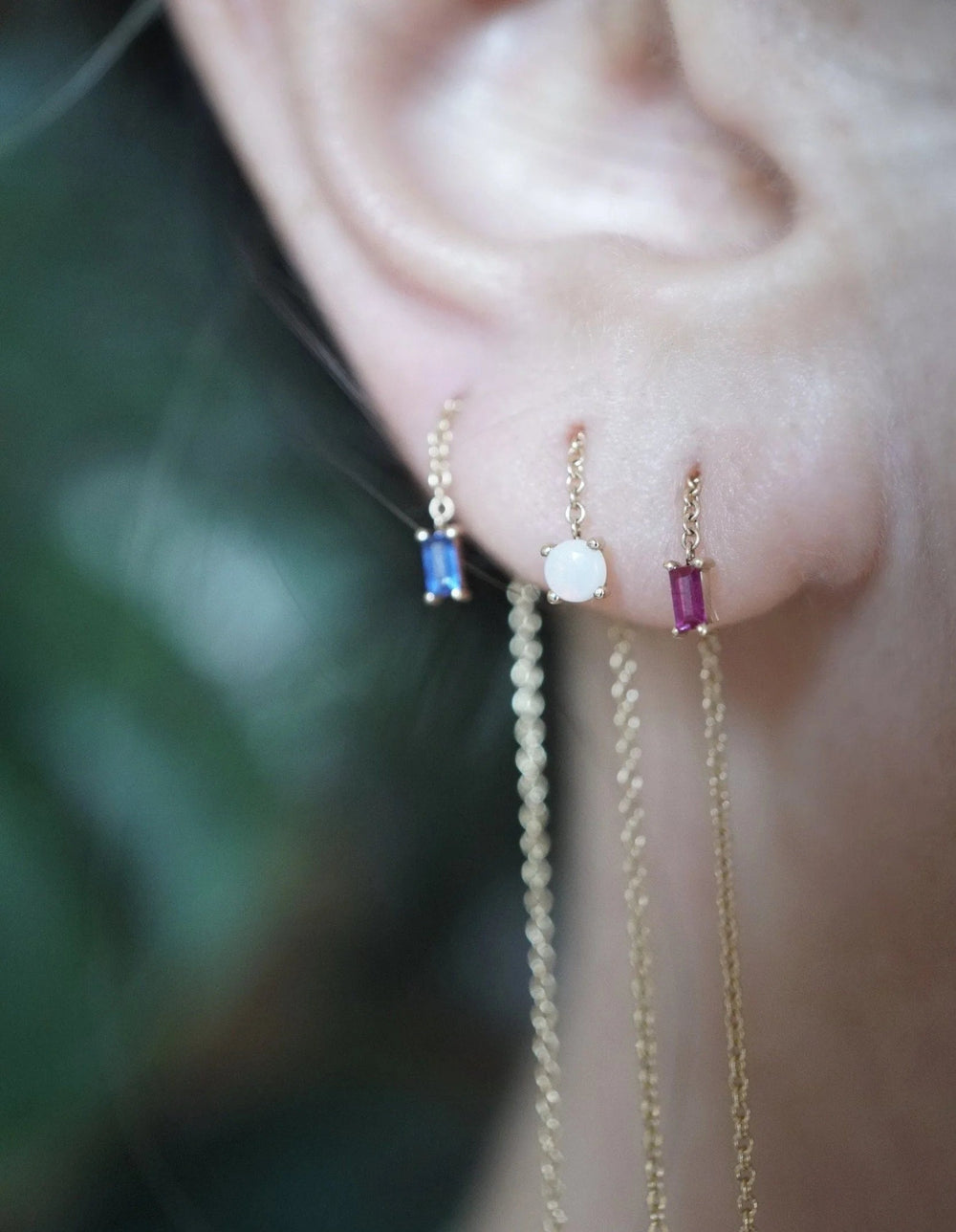 Opal Threader Earring Jewelry Bayou with Love 