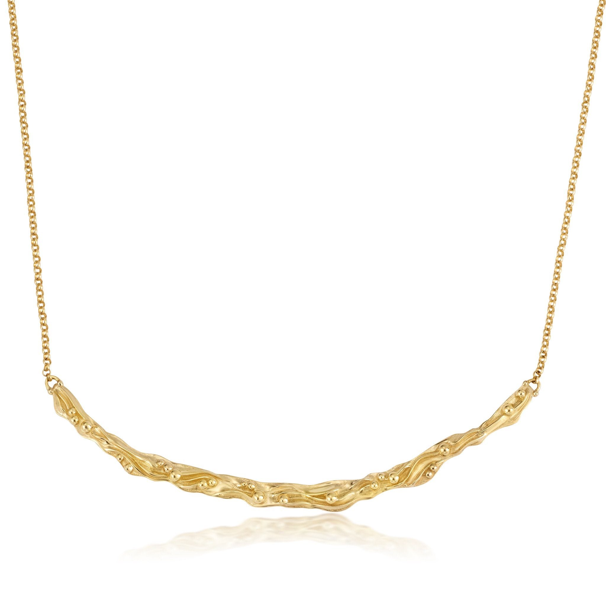 Golden Oceane Necklace Jewelry Bayou with Love 