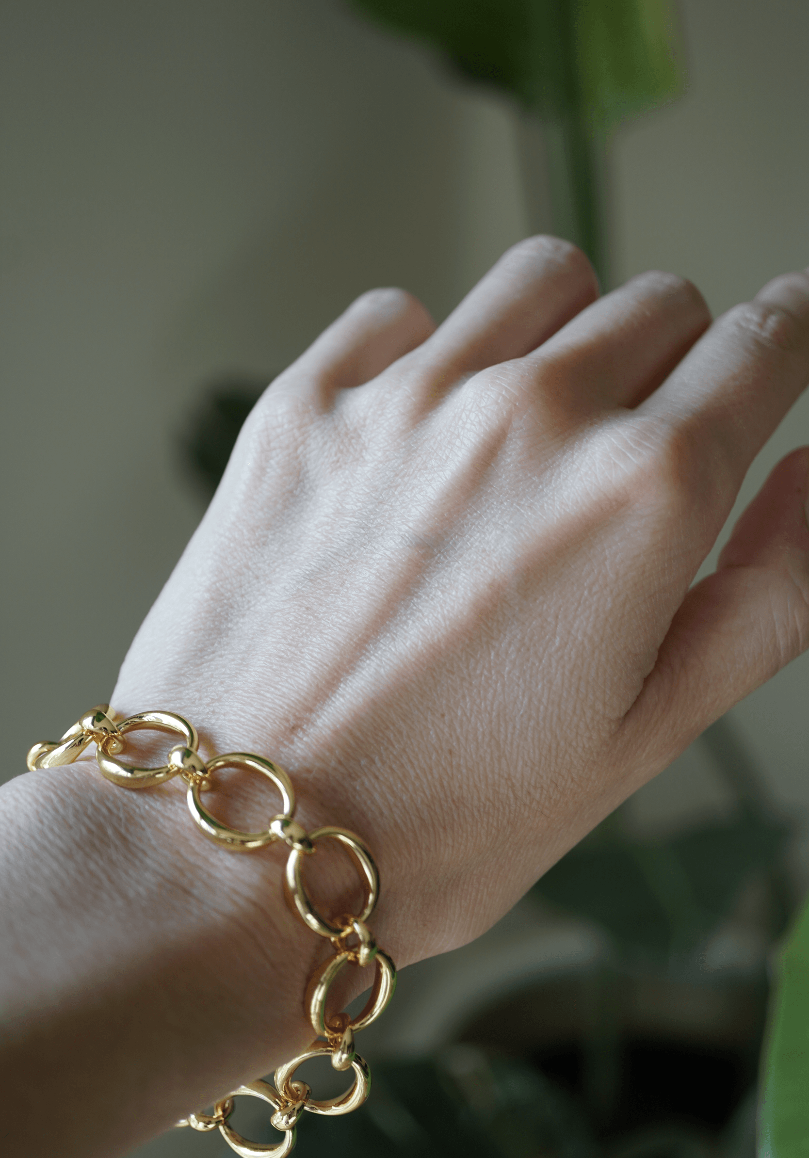 Medium Oval Chain Bracelet Bayou with Love