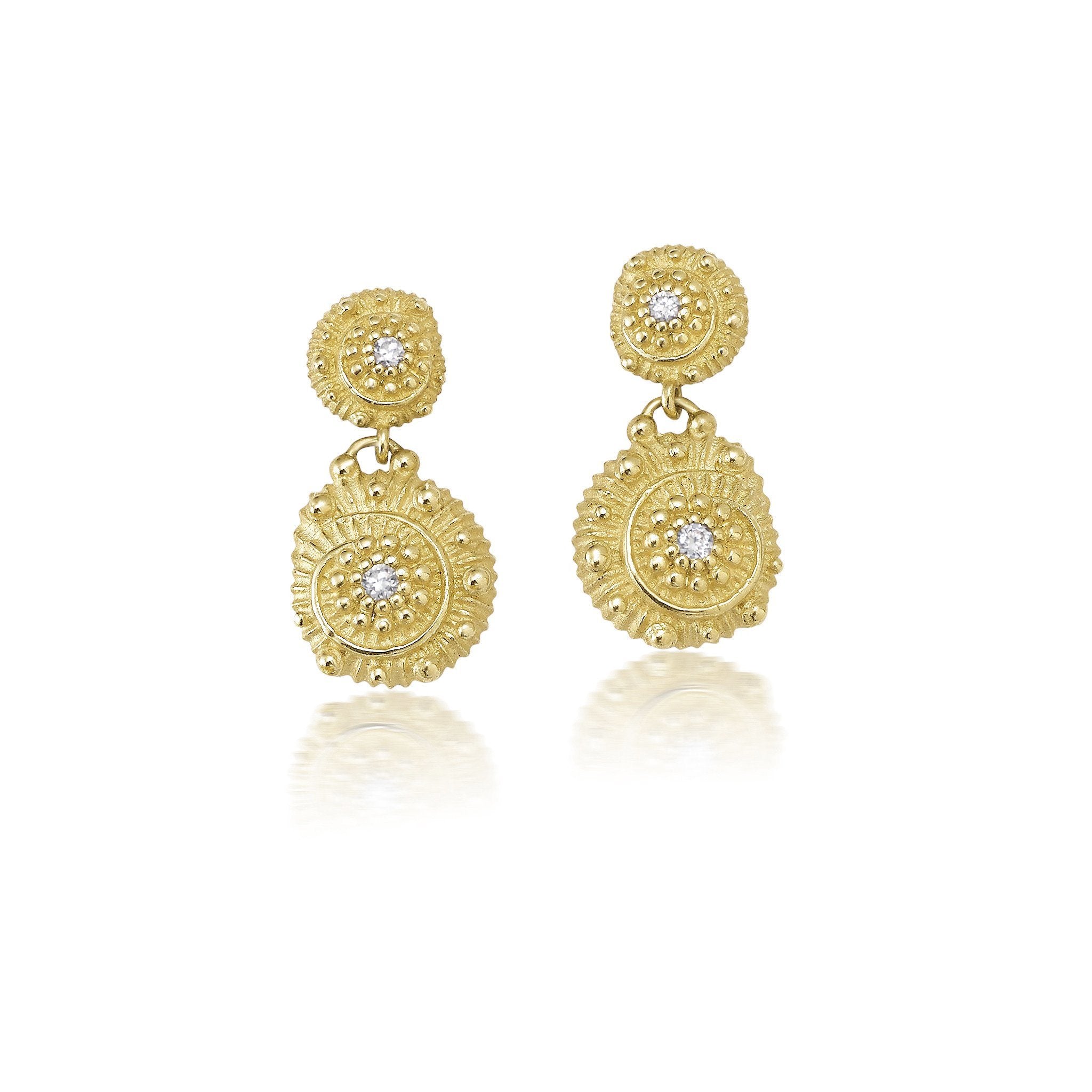 Diamond Enlightened Earrings Jewelry Bayou with Love 