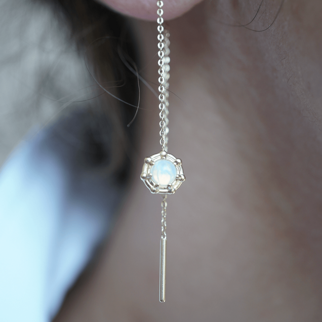 Opal Rattan Threader Jewelry Bayou with Love 
