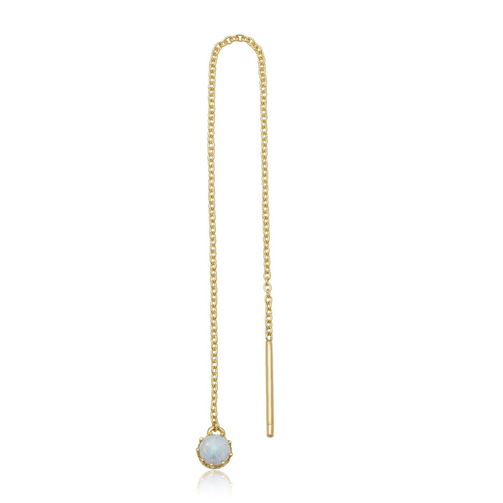 OPAL THREADER EARRING Jewelry Bayou with Love 