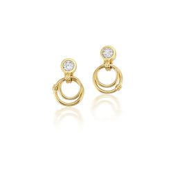 Mini Diamond Orbit Earrings Jewelry Bayou with Love 