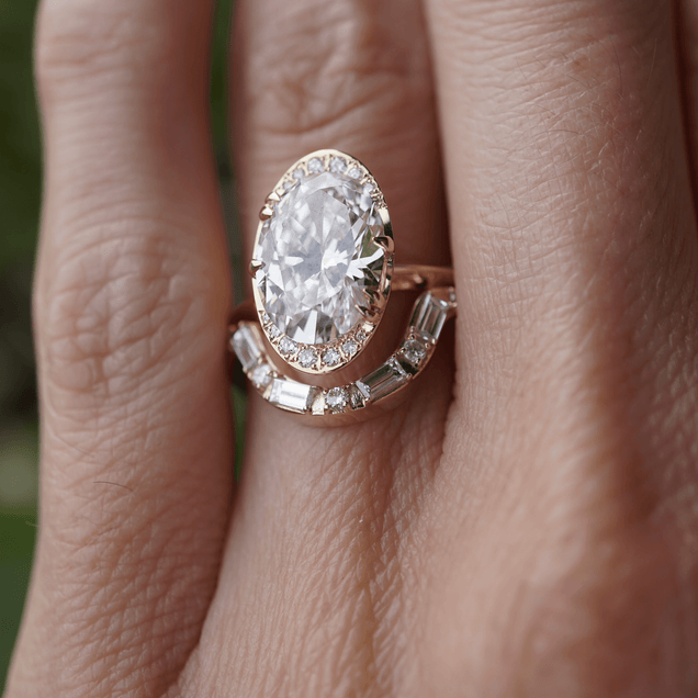DIAMOND LUNAR NESTER Bridal Jewelry Bayou with Love 